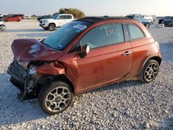 Salvage cars for sale from Copart Taylor, TX: 2012 Fiat 500 POP