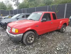 Salvage cars for sale at Waldorf, MD auction: 2002 Ford Ranger Super Cab