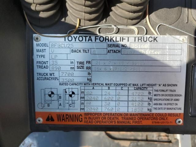 2015 Toyota Forklift