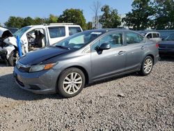 Honda salvage cars for sale: 2012 Honda Civic EX