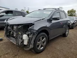 Salvage cars for sale at Elgin, IL auction: 2015 Toyota Rav4 XLE