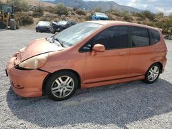 Salvage cars for sale at Reno, NV auction: 2007 Honda FIT S