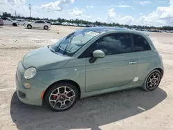 Salvage cars for sale at Arcadia, FL auction: 2012 Fiat 500 Sport