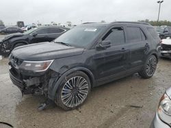 Salvage cars for sale at Indianapolis, IN auction: 2016 Ford Explorer Sport