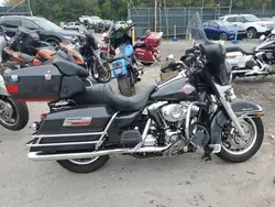 Salvage motorcycles for sale at Duryea, PA auction: 2007 Harley-Davidson Flhtcui