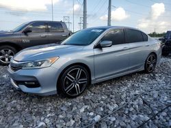 Flood-damaged cars for sale at auction: 2016 Honda Accord Sport