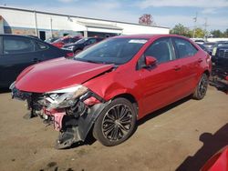 Salvage cars for sale at New Britain, CT auction: 2016 Toyota Corolla L