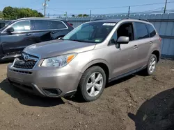 Salvage cars for sale at New Britain, CT auction: 2015 Subaru Forester 2.5I Premium