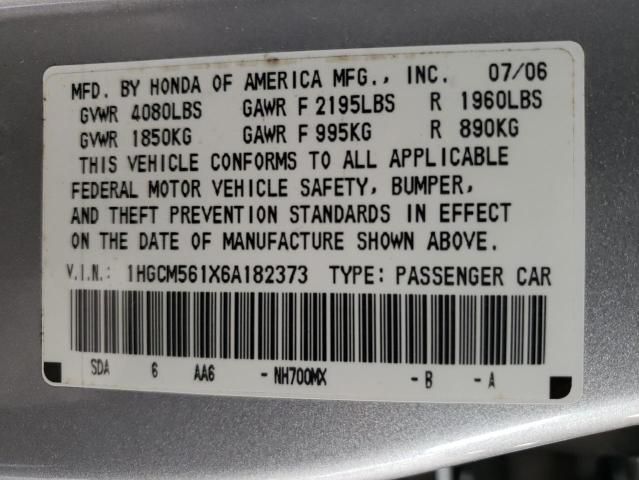 2006 Honda Accord Value