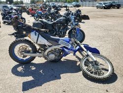 Salvage motorcycles for sale at Colorado Springs, CO auction: 2019 Yamaha YZ450 FX