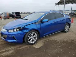 Chevrolet salvage cars for sale: 2017 Chevrolet Volt Premier