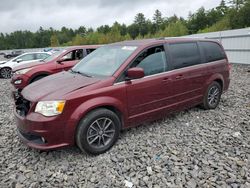 Vehiculos salvage en venta de Copart Windham, ME: 2017 Dodge Grand Caravan SXT