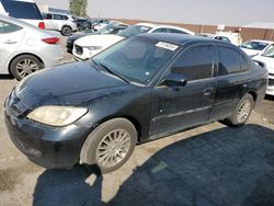 Salvage cars for sale at North Las Vegas, NV auction: 2005 Honda Civic LX