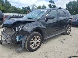 Salvage cars for sale at Hampton, VA auction: 2017 Chevrolet Equinox LT