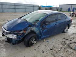 Salvage cars for sale from Copart Arcadia, FL: 2012 Honda Civic LX