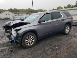 Salvage cars for sale at York Haven, PA auction: 2019 Chevrolet Traverse LS