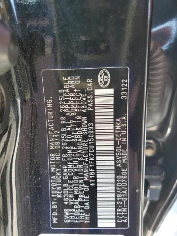 2012 Toyota Camry Base