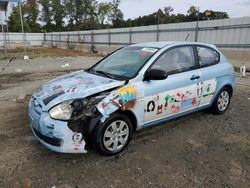 Salvage cars for sale at Spartanburg, SC auction: 2009 Hyundai Accent GS