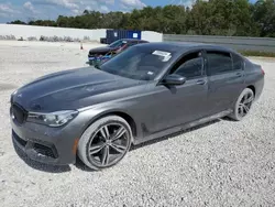 Salvage cars for sale at New Braunfels, TX auction: 2019 BMW 740 I