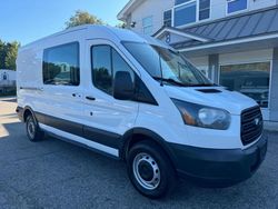 Salvage cars for sale at North Billerica, MA auction: 2015 Ford Transit T-150