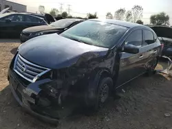 Salvage cars for sale at Elgin, IL auction: 2015 Nissan Sentra S