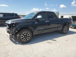 Salvage cars for sale at Kansas City, KS auction: 2015 Toyota Tundra Double Cab Limited