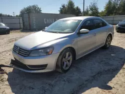 Volkswagen salvage cars for sale: 2012 Volkswagen Passat SE