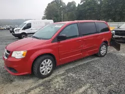 Salvage cars for sale at Concord, NC auction: 2014 Dodge Grand Caravan SE