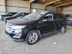 Salvage cars for sale at Houston, TX auction: 2017 Ford Edge SEL