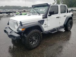 Salvage cars for sale at Dunn, NC auction: 2020 Jeep Wrangler Unlimited Sport