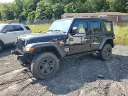 Jeep salvage cars for sale: 2018 Jeep Wrangler Unlimited Sport