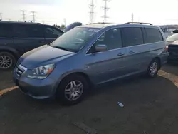 Salvage cars for sale at Elgin, IL auction: 2007 Honda Odyssey EXL