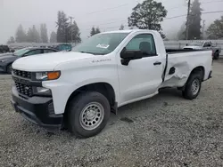 Chevrolet salvage cars for sale: 2019 Chevrolet Silverado C1500