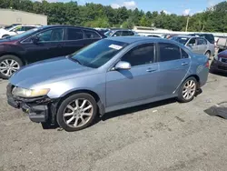 Salvage cars for sale at Exeter, RI auction: 2007 Acura TSX