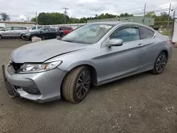 Salvage cars for sale at New Britain, CT auction: 2017 Honda Accord EXL