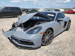 Salvage cars for sale at Houston, TX auction: 2024 Porsche Cayman GTS