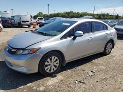 Salvage cars for sale at Indianapolis, IN auction: 2012 Honda Civic LX