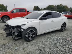 Nissan salvage cars for sale: 2021 Nissan Sentra SR