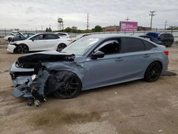 Salvage cars for sale at Chicago Heights, IL auction: 2022 Honda Civic Sport