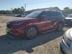 Salvage cars for sale at Conway, AR auction: 2022 Toyota Highlander Platinum