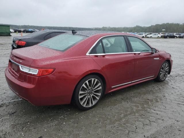 2019 Lincoln Continental Select