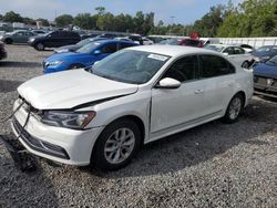 Salvage cars for sale at Riverview, FL auction: 2017 Volkswagen Passat S