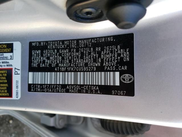 2012 Toyota Camry Base