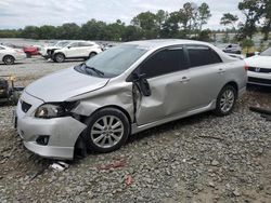 Toyota salvage cars for sale: 2010 Toyota Corolla Base