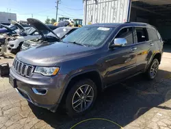 Jeep salvage cars for sale: 2017 Jeep Grand Cherokee Limited