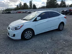 Salvage cars for sale at Graham, WA auction: 2016 Hyundai Accent SE