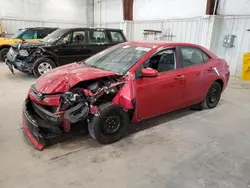 Salvage cars for sale at Milwaukee, WI auction: 2015 Toyota Corolla L