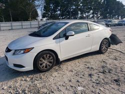 Salvage cars for sale at Loganville, GA auction: 2012 Honda Civic LX