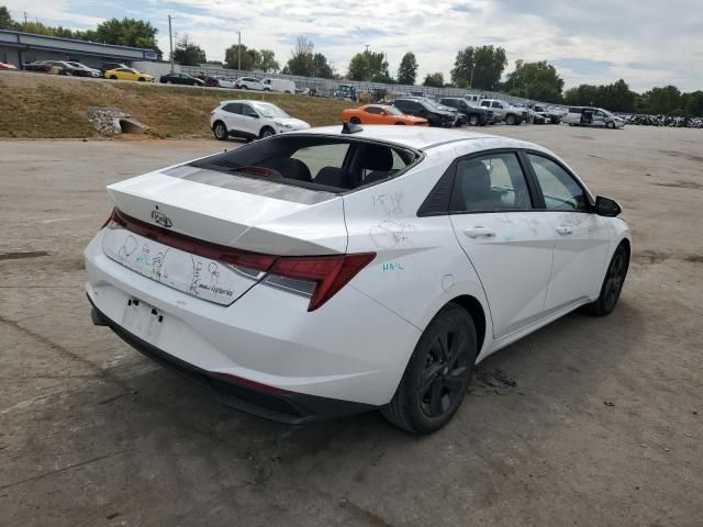 2022 Hyundai Elantra Blue