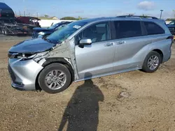 Salvage cars for sale at Mcfarland, WI auction: 2022 Toyota Sienna XLE